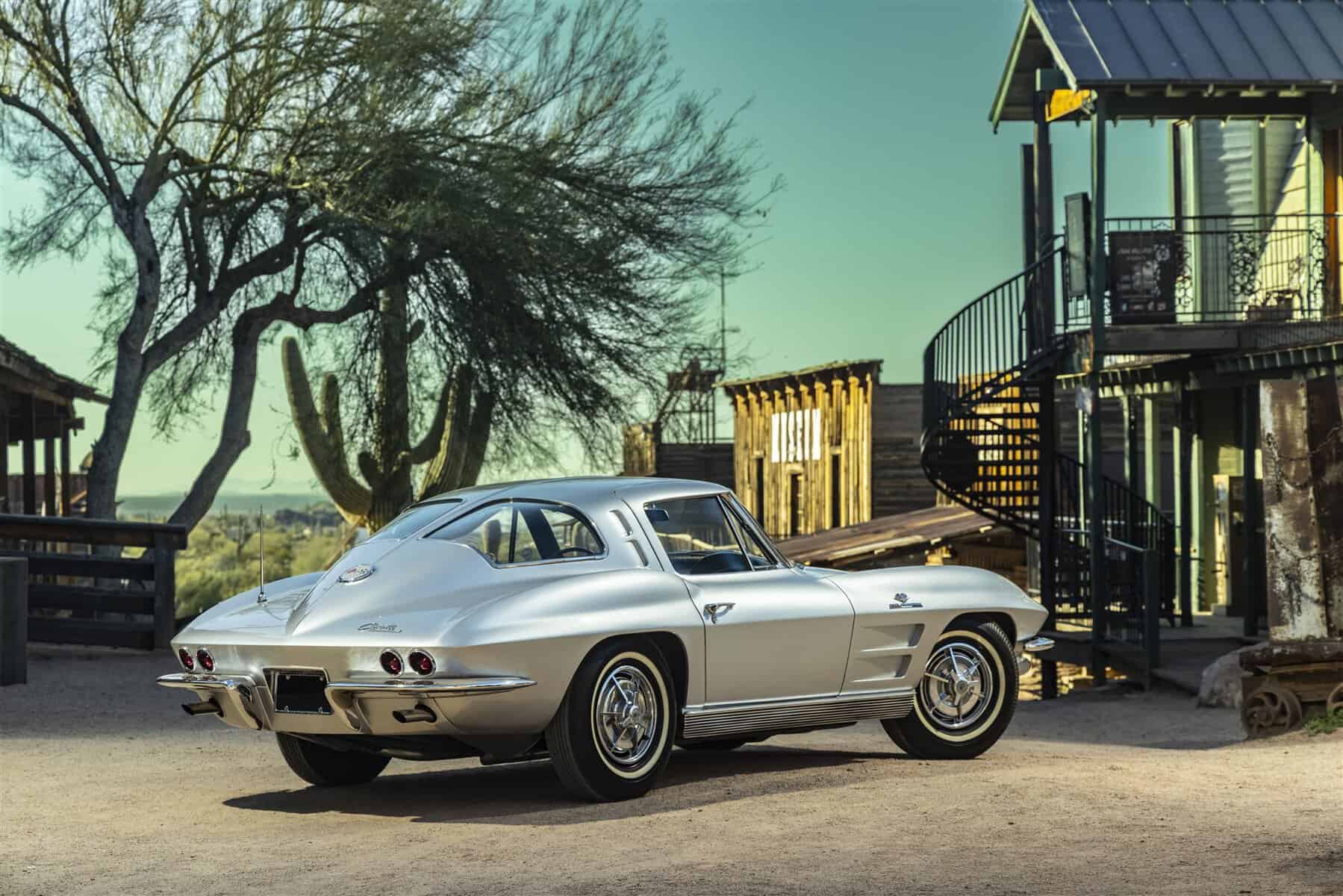 1963 Corvette Split-Window rear three-quarter view